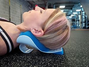 Support Pillow Blue Headrest Cushion Cervical Pillow